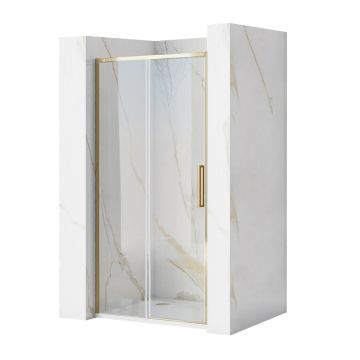Usa de nisa culisanta Rea Rapid Slide 120 cm sticla 6 mm auriu
