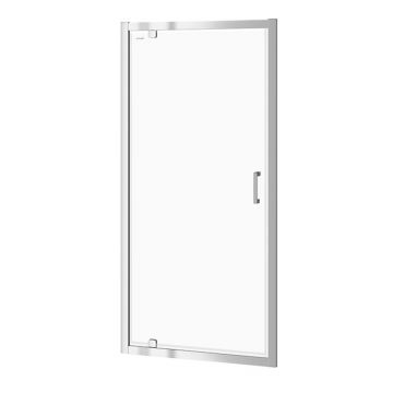 Usa de nisa pivotanta Cersanit Basic 90 cm sticla 6 mm crom