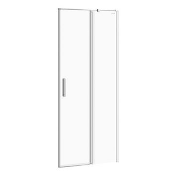 Usa de nisa pivotanta Cersanit Moduo 90 cm sticla 6 mm crom dreapta