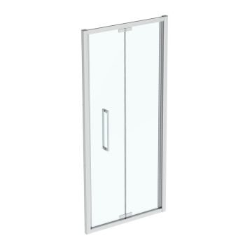 Usa de nisa pliabila Ideal Standard i.life 95 cm sticla 8 mm argintiu