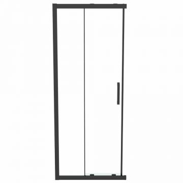 Usa glisanta cu segment fix 80 cm negru mat Ideal Standard Connect 2