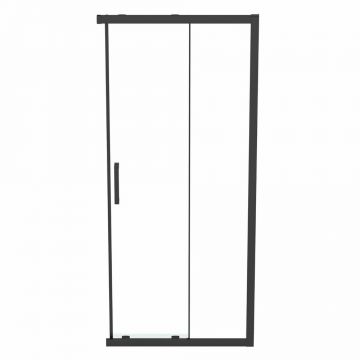 Usa glisanta cu segment fix 90 cm negru mat Ideal Standard Connect 2