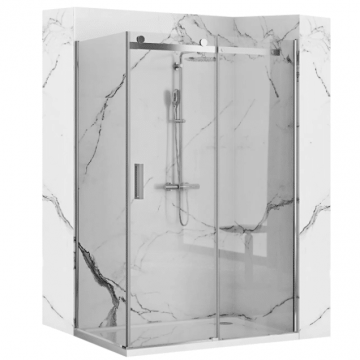 Cabina de dus glisanta Rea Nixon 100x120 cm Crom