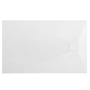 Cadita de dus Rea Magnum 100x80 cm Alb Mat