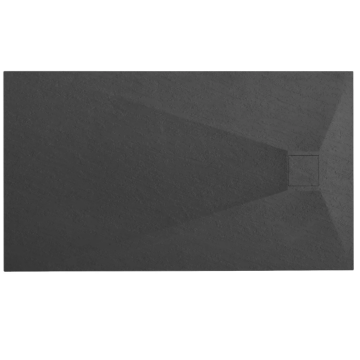 Cadita de dus Rea Magnum 120x80 Negru Mat