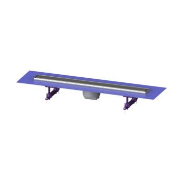 Set rigola de dus plus capac reversibil Kessel Linearis Compact 75 cm