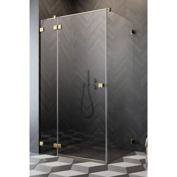 Usa de dus Radaway Essenza Pro KDJ Gold 120cm deschidere stanga auriu lucios