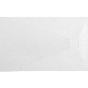 Cădiță de duș Rea Magnum, profil jos, alb - 120x90 cm