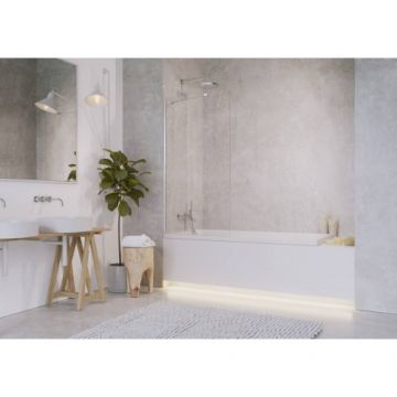 Paravan Radaway Idea PNJ II pentru cada, crom - Dimensiune 50X150