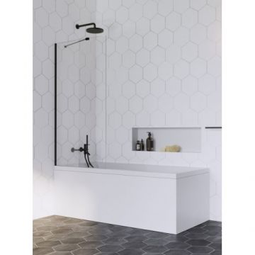 Paravan Radaway Idea PNJ II pentru cada, negru - Dimensiune 50X150