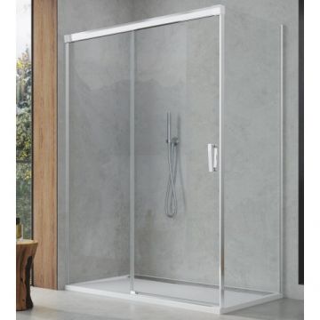 Perete lateral fix Cadura cu sticla securizanta - SanSwiss, 90cm