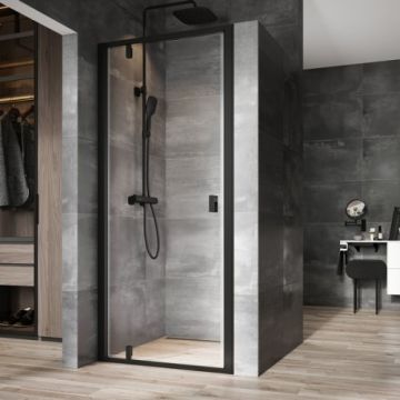 Usa de dus pivotanta Ravak NDOP1, negru - Culoare Negru