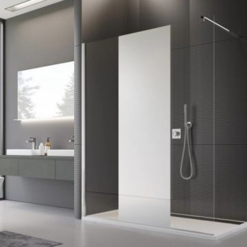 Paravan dus Sanswiss Walk-In cu oglinda 100x200 cm - Dimensiune 100x200