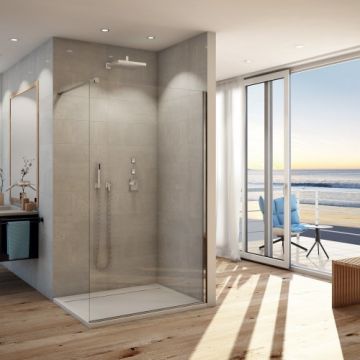 Paravan dus Sanswiss Walk-In Easy 120x200 cm - Dimensiune 120x200