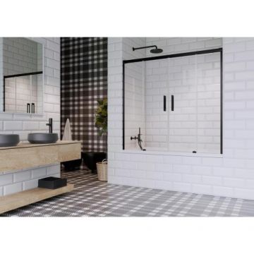 Paravan Radaway Idea Black PN DWD tip usa pentru cada - Dimensiune 170X150.5