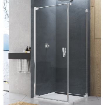 Perete lateral fix Sanswiss Cadura 100cm  sticla securizata transparenta 6mm  profil slefuit lucios