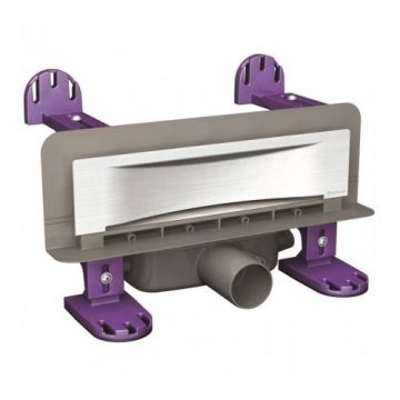Rigola de perete Kessel Scada cu capac inox Wave
