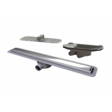 Rigola Kessel Linearis Compact placabila cu sita pt. par si clapeta Multistop 65/75/85/95 - Dimensiune 95 cm