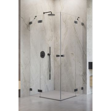 Usa de dus Radaway Essenza Pro KDD 100cm orientare stanga gunmetal periat