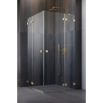 Usa de dus Radaway Essenza Pro KDD 90cm orientare dreapta auriu periat