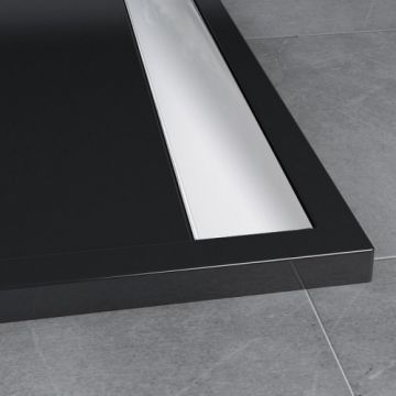 Cadita de dus SanSwiss Ila semirotunda - Dimensiune 100x100