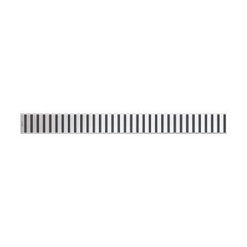 Grătar pentru rigolă, Alcadrain, Line, 65 cm, crom