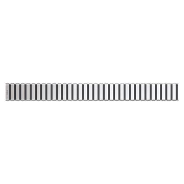 Grătar pentru rigolă, Alcadrain, Line, 95 cm, crom mat