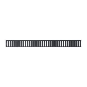 Grătar pentru rigolă, Alcadrain, Pure, 75 cm, negru mat