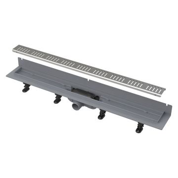 Rigola de dus, Alcadrain, Wall, cu gratar, 65 cm