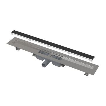 Rigola pentru dus cu capac faiantabil, Alcadrain, APZ115 MARBLE LOW 75 cm