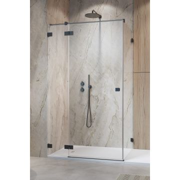 Usa de dus Radaway Essenza Pro KDJ 120cm deschidere stanga gunmetal periat