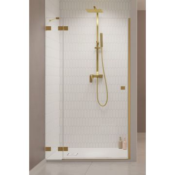 Usa de nisa batanta Radaway Essenza Pro DWJ 100cm deschidere stanga auriu periat