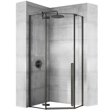 Cabină de duș Rea Diamond, negru, 90x90 cm la reducere Cabină de duș Rea Diamond, negru, 90x90 cm la reducere