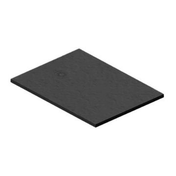 Cădiță de duș Kolpasan, Hopp, din Cast Marble, 80 x 80, antracit