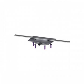 Rigola de dus Kessel Linearis Infinity 60 cu clapeta Megastop si sita par, 90 cm