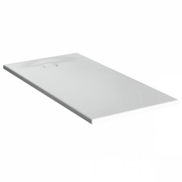 Cadita de dus slim 140x75 rectangulara st alb   65170001000