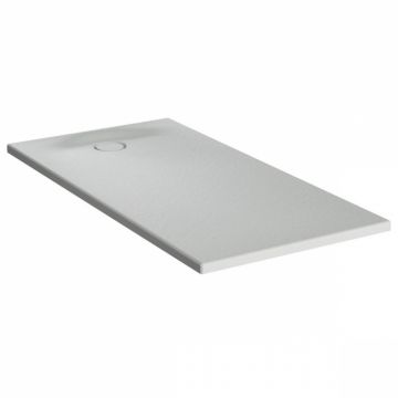 Cadita de dus slim 140x75 rectangulara texturata gri   65170001867