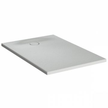 Cadita de dus slim 140x90 rectangulara texturata gri   65290001867