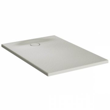 Cadita de dus slim 150x80 rectangulara texturata taupe   65230001869