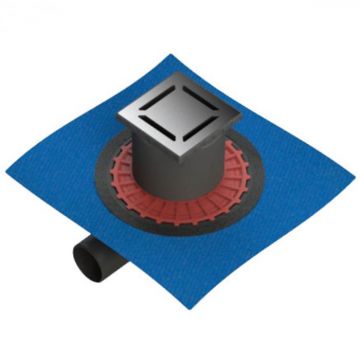 Canal   rigola de dus 100 015, patrat cu insulation mat side50   59980069000