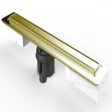 Canal   rigola de dus 100 070 elegant auriu evacuare verticala s   59980240000