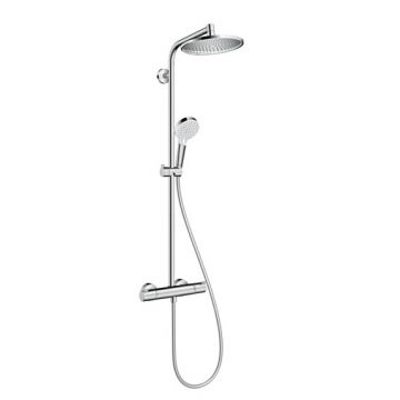 Coloana de dus Hansgrohe Crometta S 240 1 jet cu baterie dus termostatata  crom