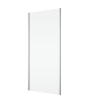 Perete fix Ronal (Sansswiss) Arelia D20F1 90cm  sticla AquaPerle 5mm  profil argintiu
