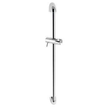 Bara pentru dus, Ferro, cu suport reglabil, 65 cm, crom Bara pentru dus, Ferro, cu suport reglabil, 65 cm, crom