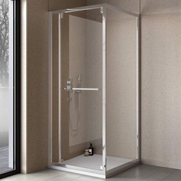 Cabina duș Kolpasan, Stellar Uni, 120 x 80 x h200, crom