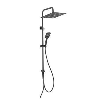 Coloană de duș, Ferro, Wizard Square Pro, negru mat Coloană de duș, Ferro, Wizard Square Pro, negru mat