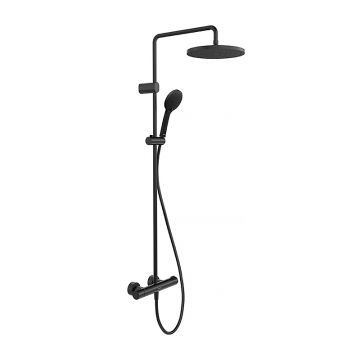 Coloana de dus Duravit System Shower 1000 cu baterie termostatata  negru mat Coloana de dus Duravit System Shower 1000 cu baterie termostatata  negru mat