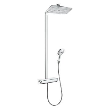 Coloana dus cu baterie si termostat Hansgrohe, Raindance Select E 360, crom Coloana dus cu baterie si termostat Hansgrohe, Raindance Select E 360, crom