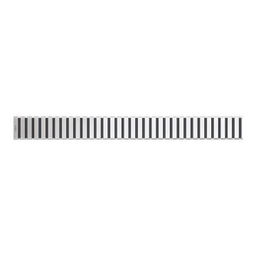 Grătar pentru rigolă, Alcadrain, Line, 75 cm, crom mat