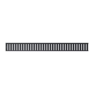 Grătar pentru rigolă, Alcadrain, Pure, 55 cm, negru mat